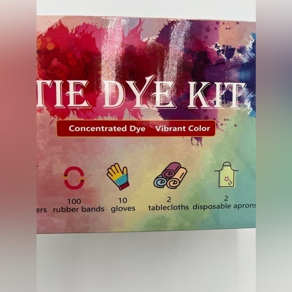 AGQ DIY Tie Dye Kit - 18 Colors Fabric Dye for Kids Adults, Permanent Tie Dye - Picture 4 of 9